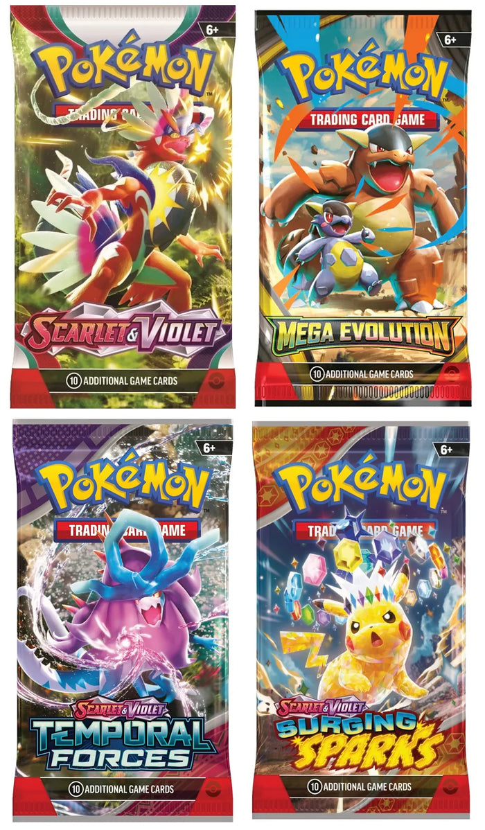 Pokemon TCG: 4 Booster Packs 40 Cards Total